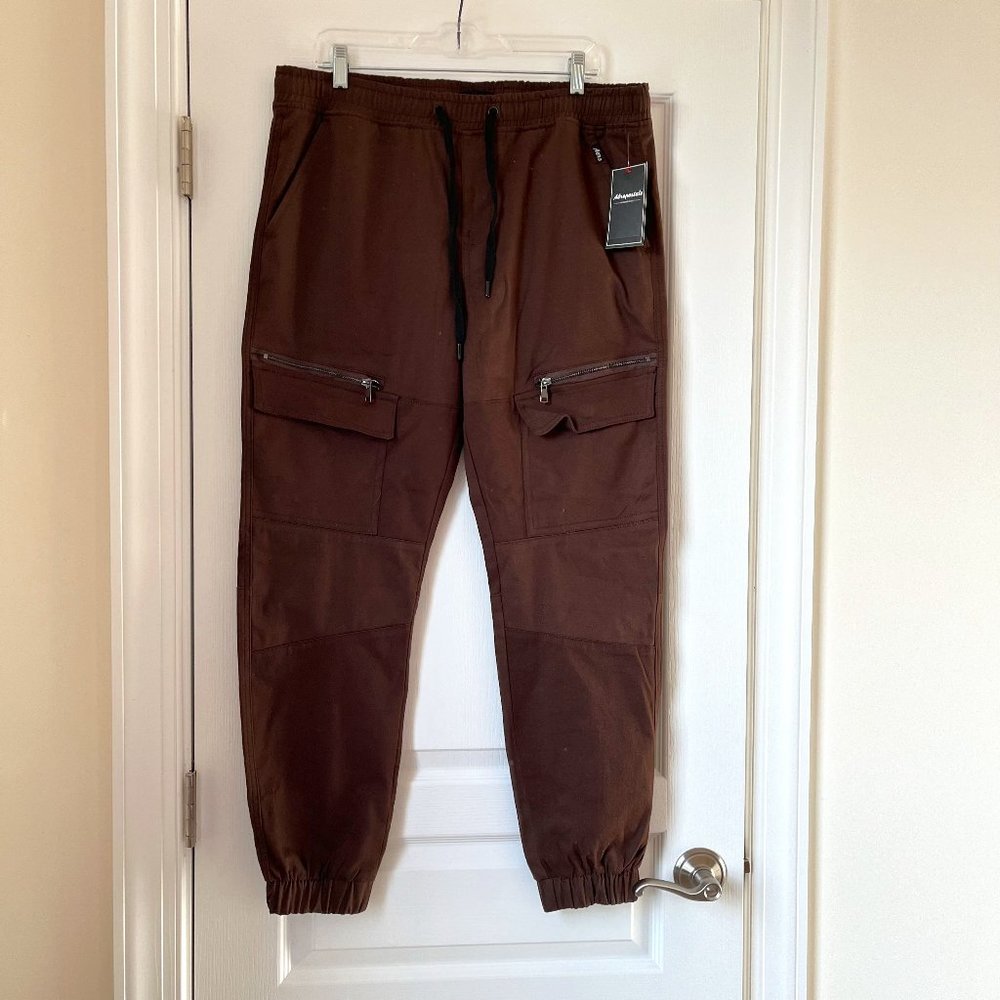 New Men's Aeropostale Pants Color Coffee Size L